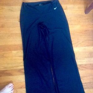 Nike dri fit wide leg full length yoga pant